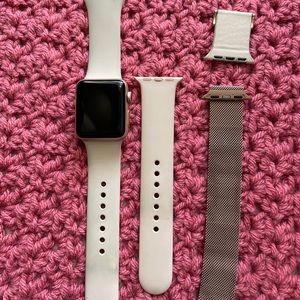 Rose gold iwatch series 3